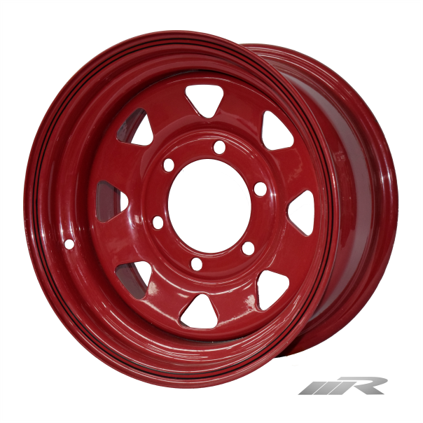 6X139 14X7 CHERRY RED STEEL