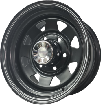 5X114 14X7J BLACK STEEL RIM