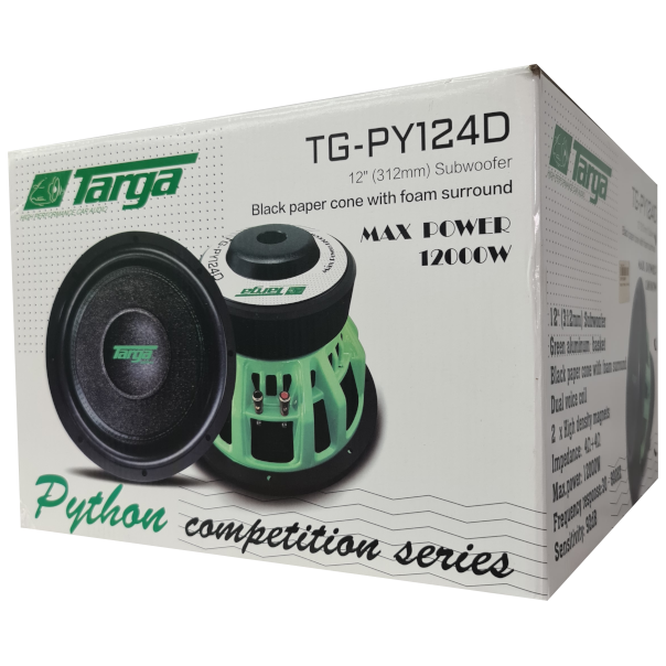TARGA PYTHON 12000W 12 INCH SUBWOOFER
