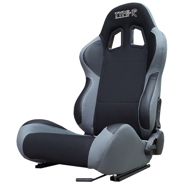 BLACK/GREY RAING SEAT SET