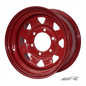 6X139 14X7 CHERRY RED STEEL