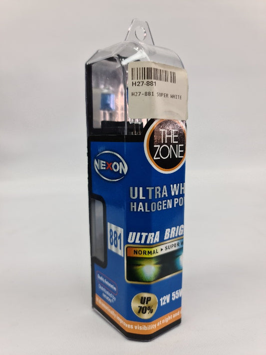 H27-881 SUPER WHITE GLOBES 12V 27W
