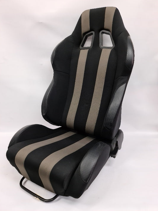 RACING SEATS GREY STRIPE