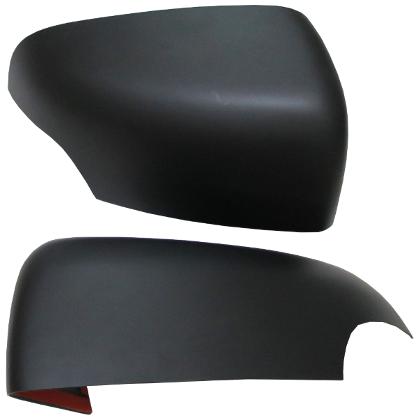 FORD RANGER 12+ MIRROR COVERS BLK