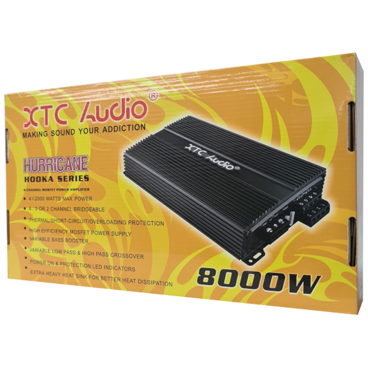 XTC 4CH AMP 8000W