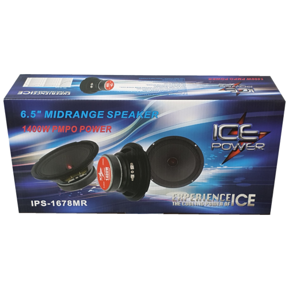ICE POWER 6.5 INCH 1400W BULLET SPEAKER EACH