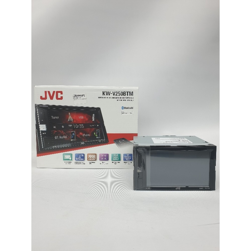 JVC D-DIN B/T DVD RADIO