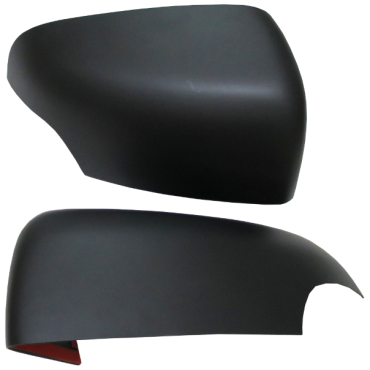 FORD RANGER 12+ MIRROR COVERS BLK